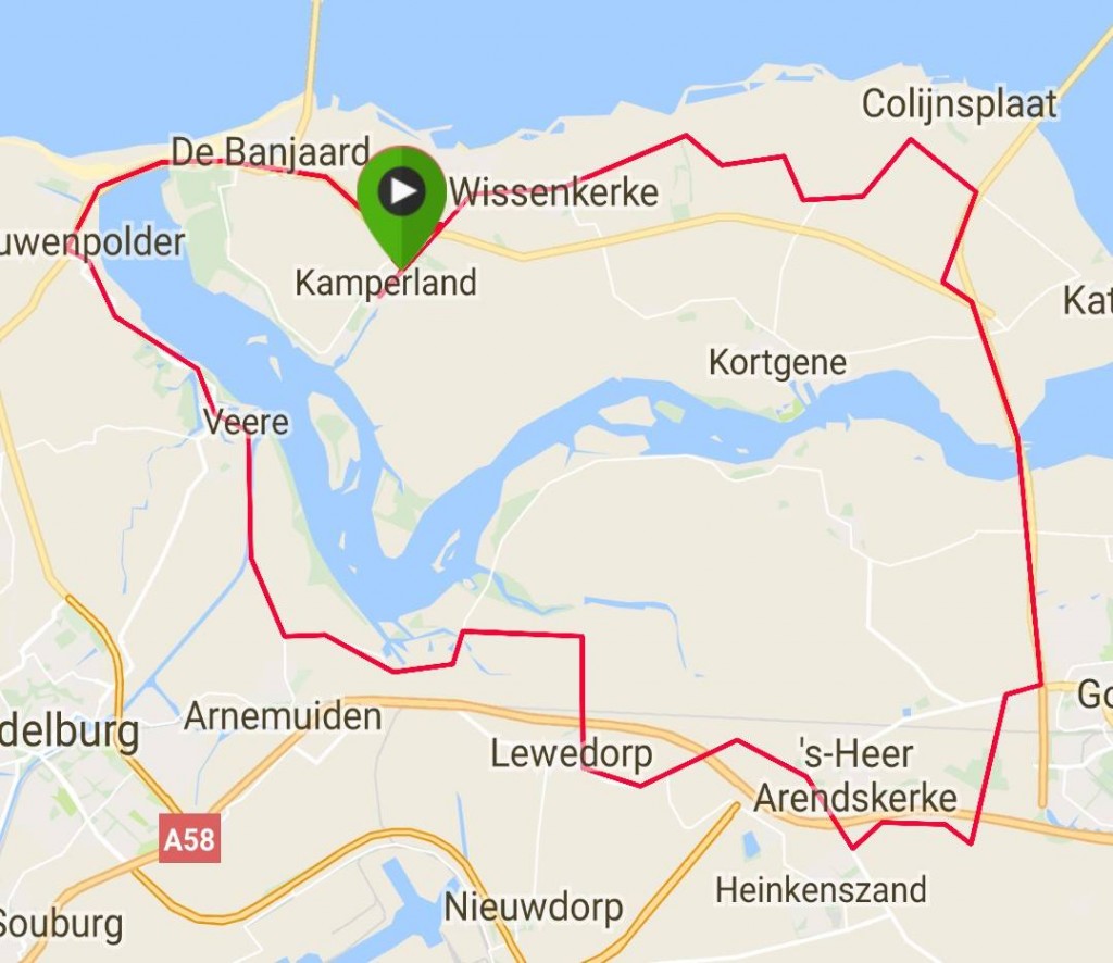 Donderdag 10-08-2017 64 km 31,5 gem