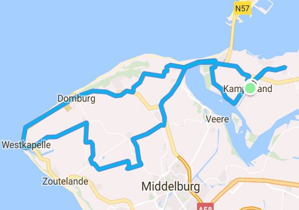 Donderdag 22-06-2017 67 km 30,6 gem.