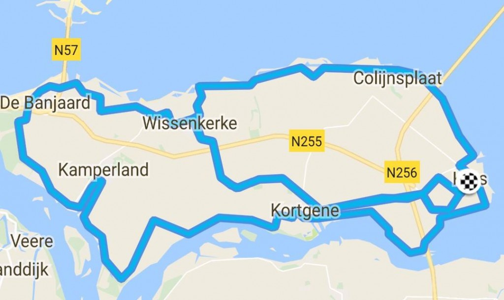 Rondje Noord-Beveland 50 km