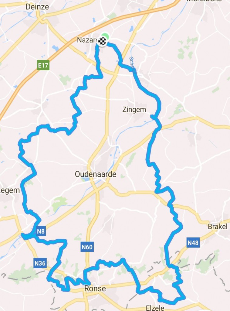zaterdag 21-04-2018 101 km